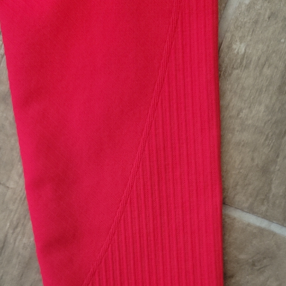 Athleta Red Ribbed Hoodie - Picture 9 of 11